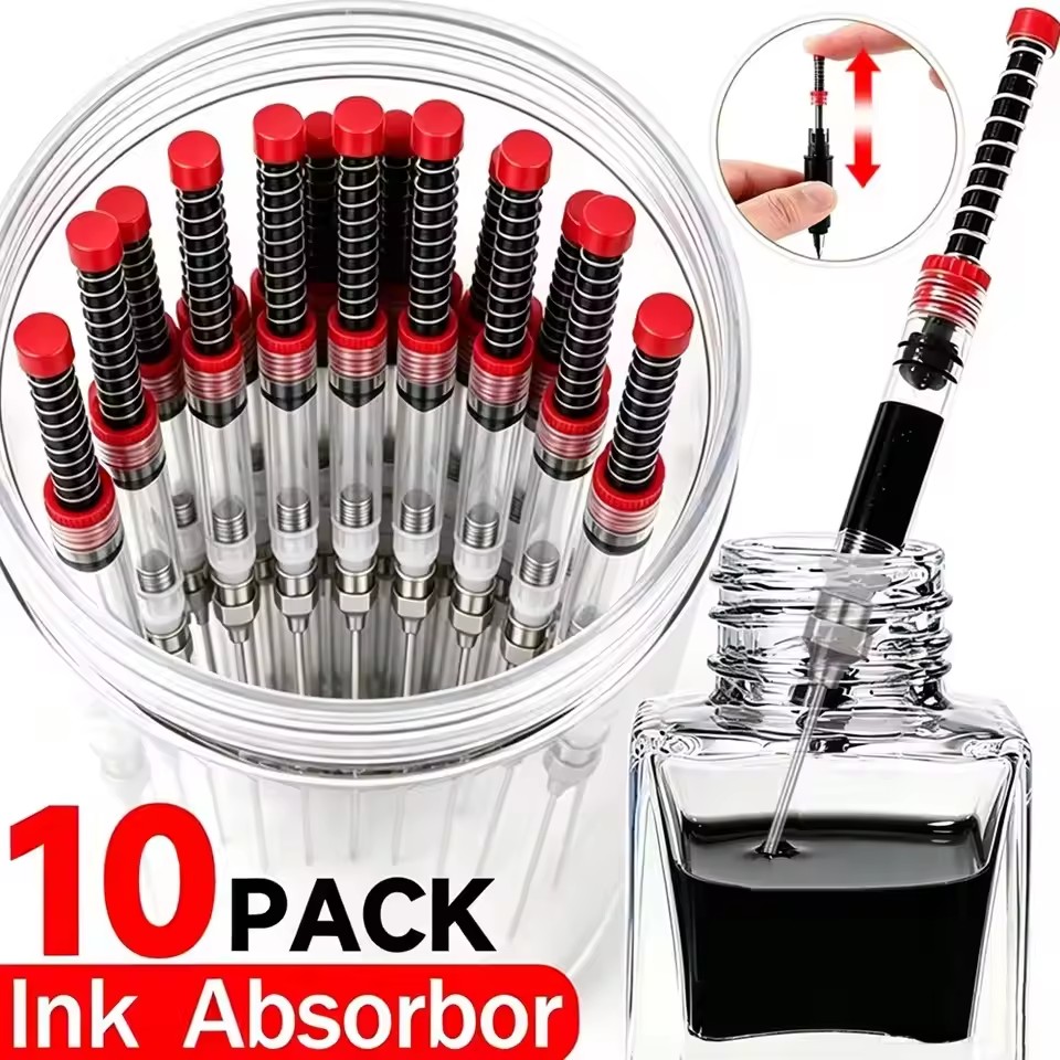 Fountain Pen Converter Ink Suction - 1-10 szt. Wstrzykiwacz do piór wiecznych,
