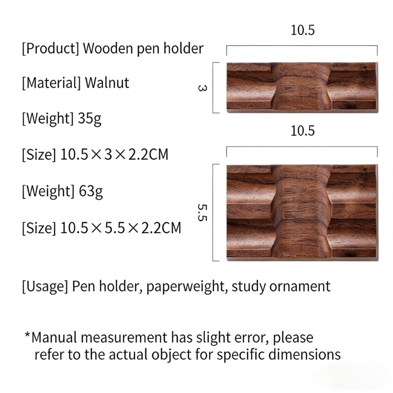 Stojak na długopisy z drewna o – Wooden Fountain Pen Desk Stand Holder recenzja i cena