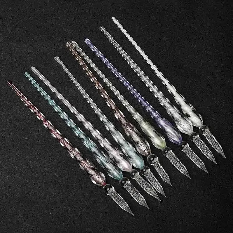 Zestaw do kaligrafii z kryszta – Glass Dip Pen Calligraphy Ink Set recenzja i cena