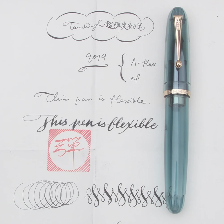Pióro wieczne Jinhao 9019 Flex – Fountain Pen Calligraphy Flex Nib recenzja i cena