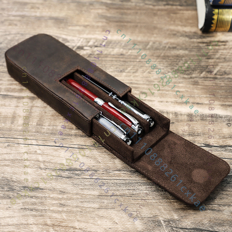 Etui na długopisy z vintage sk – Leather Fountain Pen Case 3 Slots Pouch recenzja i cena
