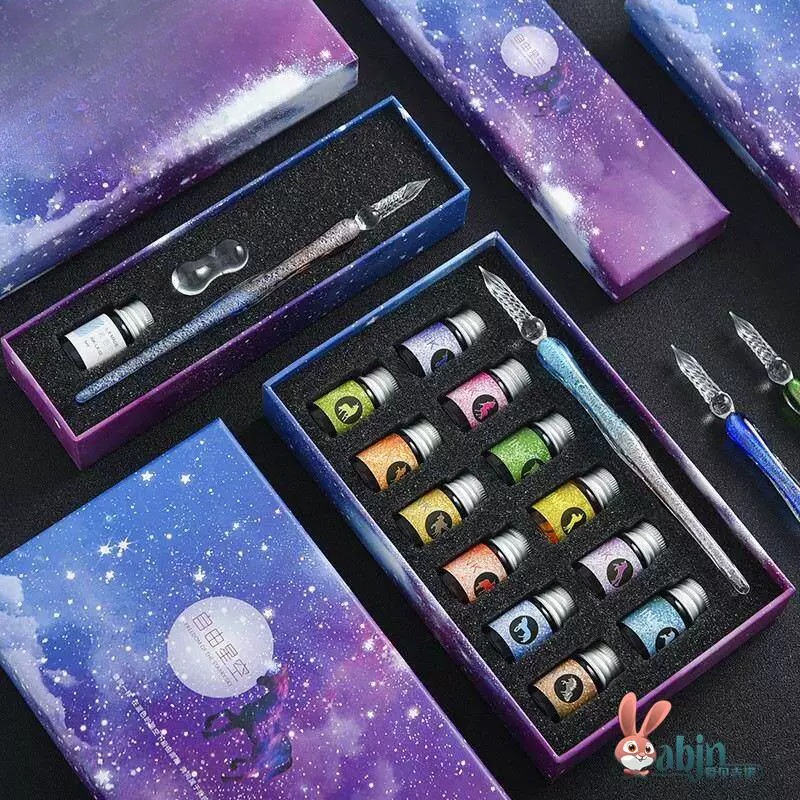 Romantyczny, marzycielski zest – Glass Dip Pen Calligraphy Ink Set recenzja i cena