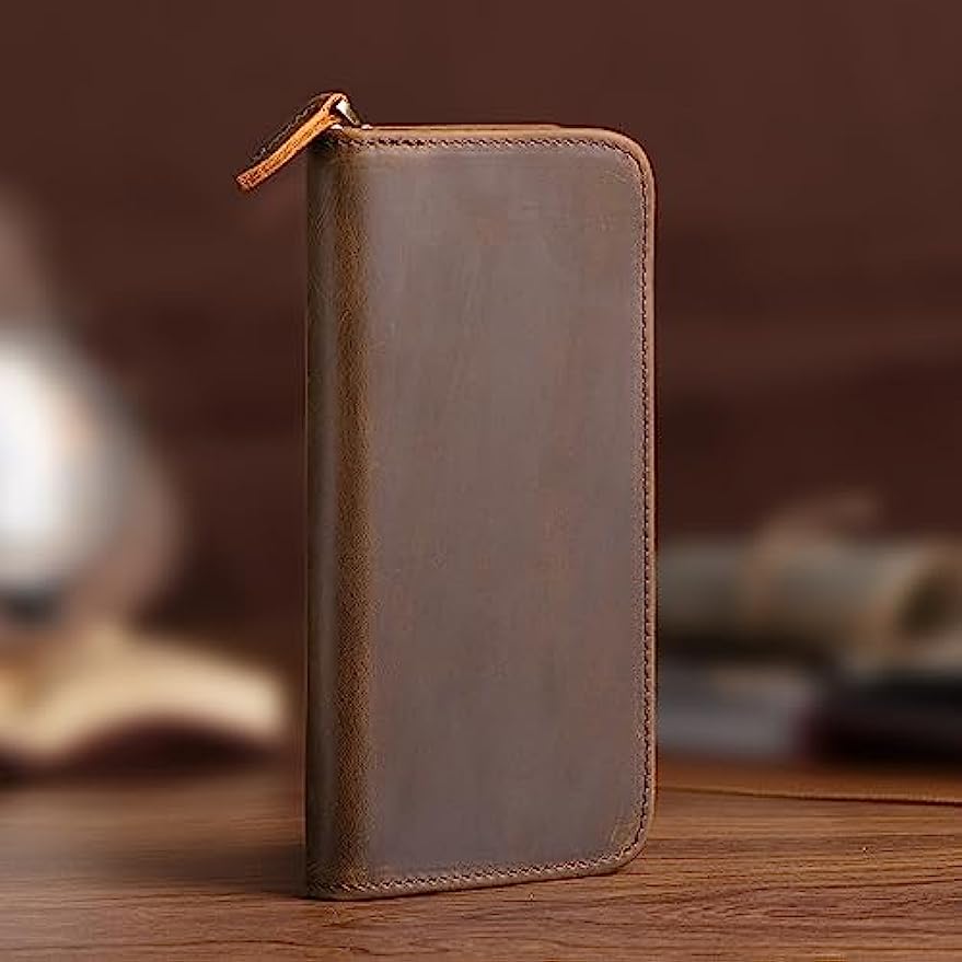 Etui do wiecznego pióra skórza – Leather Fountain Pen Case 3 Slots Pouch recenzja i cena