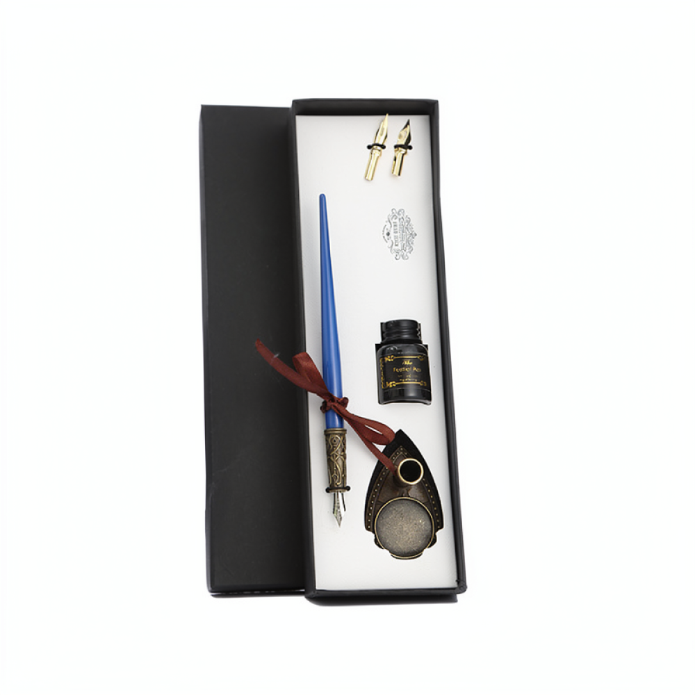 Wyjątkowy zestaw długopisów sz – Glass Dip Pen Calligraphy Ink Set recenzja i cena